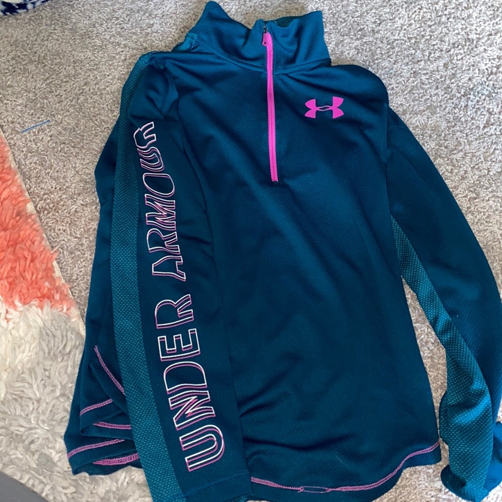 Girls fitted heat gear top